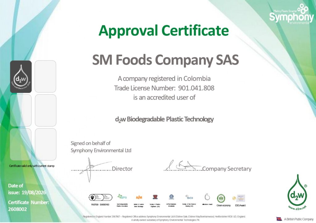 SM FOODS COMPANY SAS